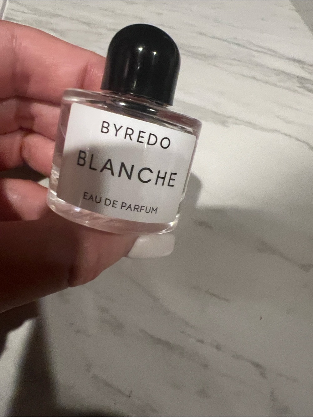 Byredo Blanche - Clear Glass Bottle with Black Cap